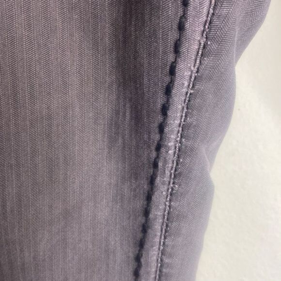 EUC Gianni Versace Jeans Pin Striped Faded Soft Black Gray Denim Jeans - Picture 9 of 17